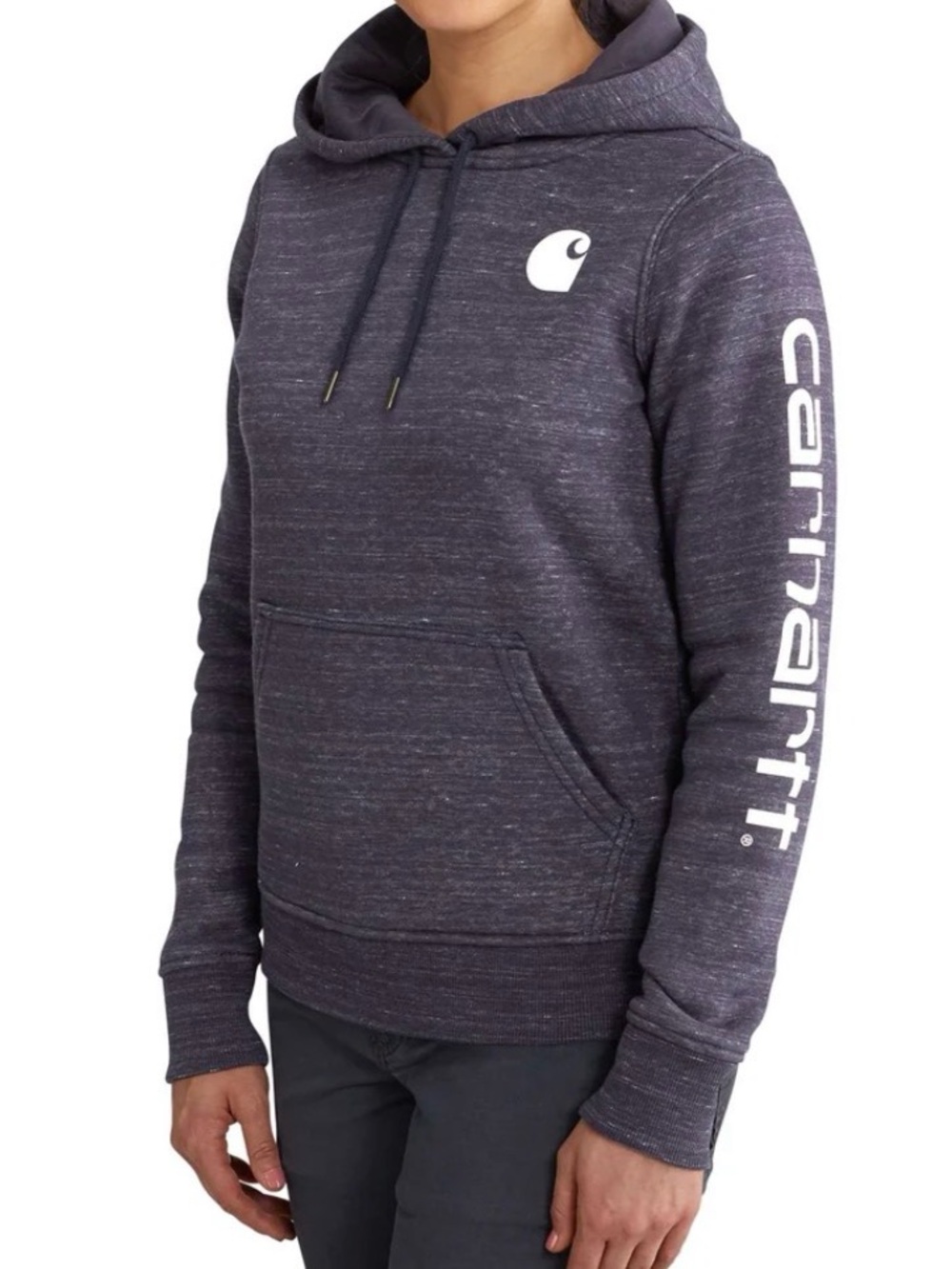 Carhartt ICONIC CLARKSBURG LOGO SWEATSHIRT Hoodie with Sleeve Logo XL